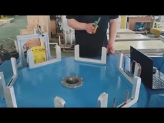 맞춤형 완전 자동 회전 테이블 타입 6 역 IGBT 인덕션 용접 장비 시스템