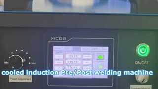 사전/사후 용접 기계용 공랭식 유도 가열기