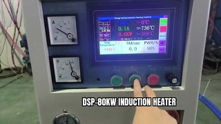 베어링, 기어, 커플링 및 링 부품용 80KW 유도 가열 기계