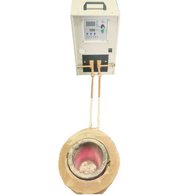 좋은 가격 10KG 및 50KG 용량의 금속 용해 작업을 위한 유도 용해로 장비 온라인으로